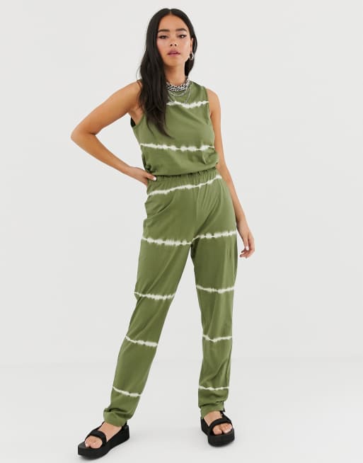 Tie dye jumpsuit forever hot sale 21