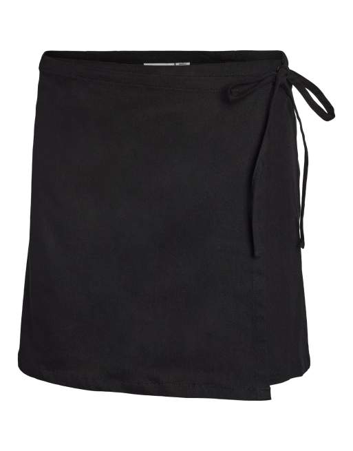 Noisy May Wrap skirt in black, 6 of 6
