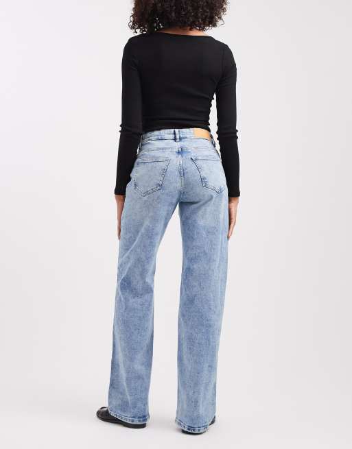 Noisy May - Yolanda - Jeans dritti a vita medio alta azzurri, 2 di 5