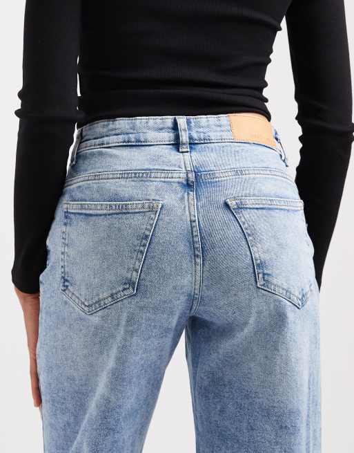 Noisy May - Yolanda - Jeans dritti a vita medio alta azzurri, 4 di 5
