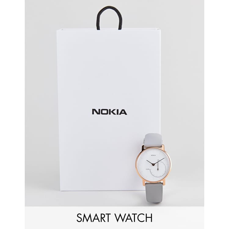 Nokia smartwatch rose gold deals