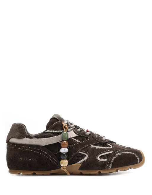 Nokwol Alpha trainers in brown, 2 of 7