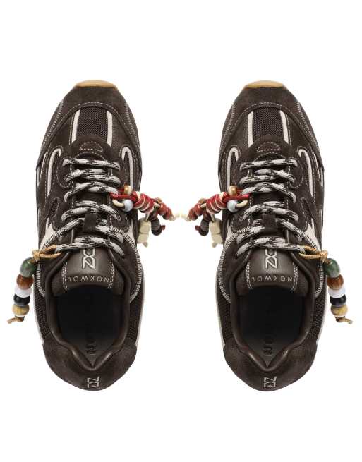 Nokwol Alpha trainers in brown, 6 of 7