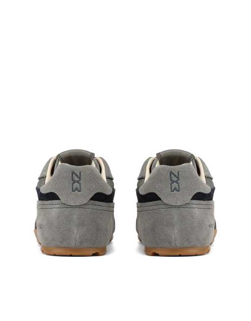 Nokwol Alpha trainers in grey/blue, 3 of 4