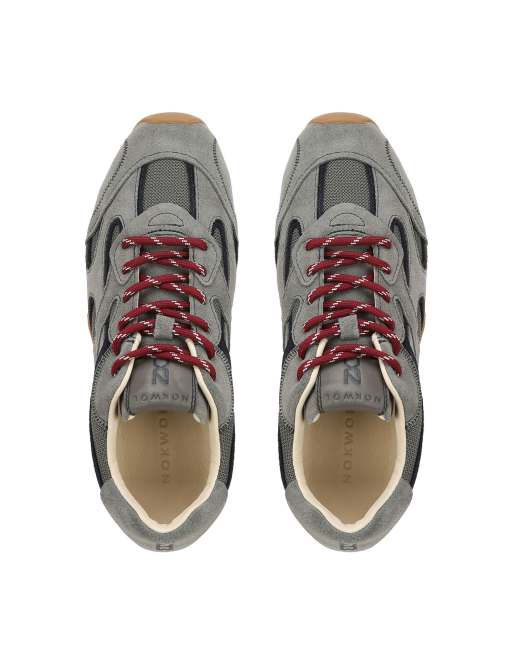 Nokwol Alpha trainers in grey/blue, 4 of 4