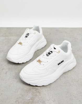nokwol annalise chunky sneakers in white