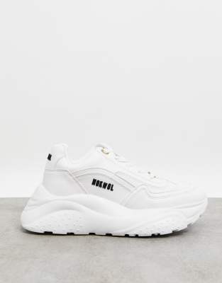 chunky branded trainers