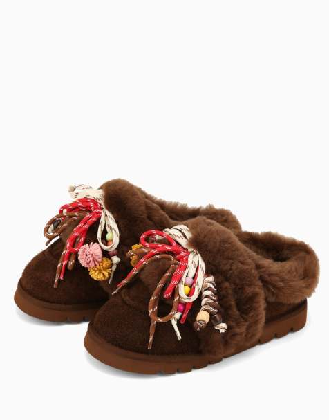 Nokwol April mules in brown - view 1