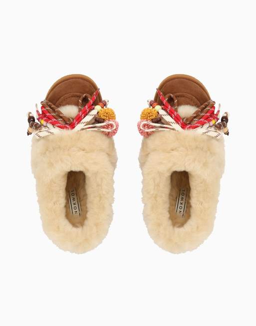 Nokwol April mules in tan, 3 of 3