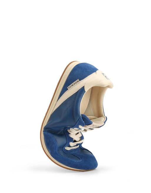 Nokwol Ari trainers in blue/off white, 6 of 6