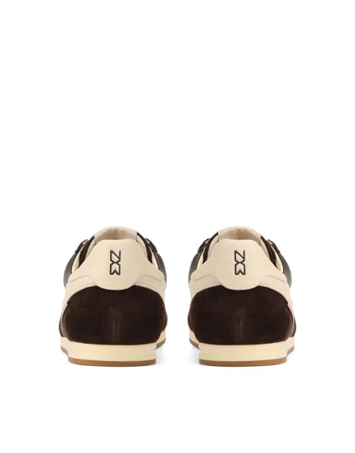 Nokwol Ari trainers in brown/off white, 3 of 6