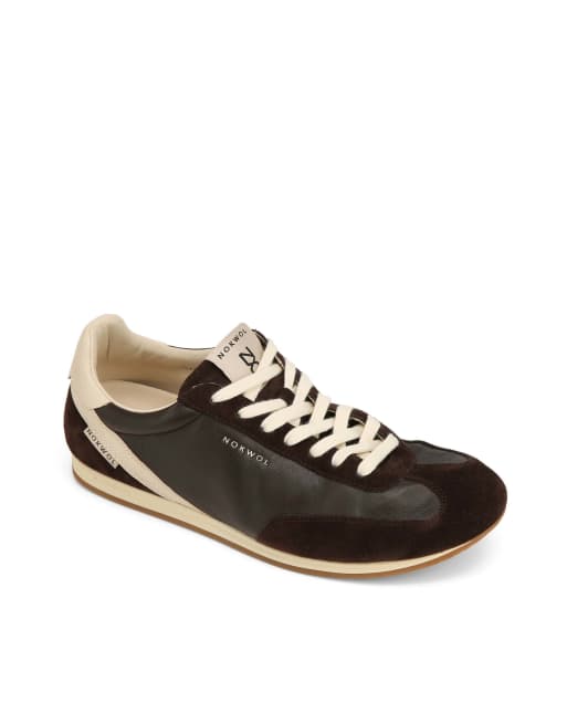 Nokwol Ari trainers in brown/off white, 5 of 6