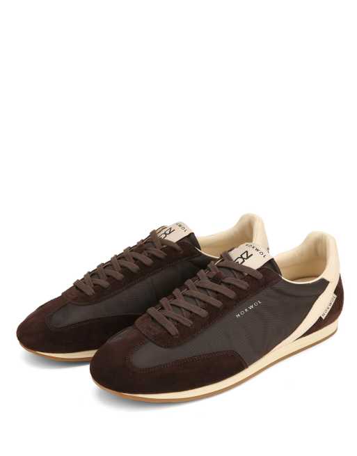 Nokwol Ari trainers in moka/off white, 2 of 6