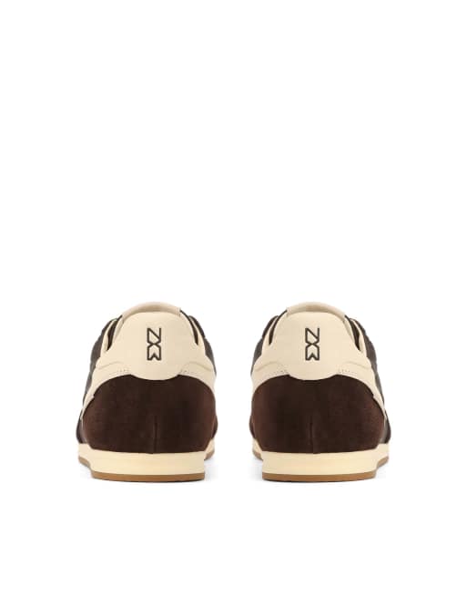 Nokwol Ari trainers in moka/off white, 3 of 6