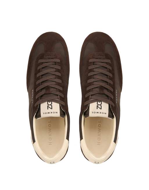 Nokwol Ari trainers in moka/off white, 4 of 6