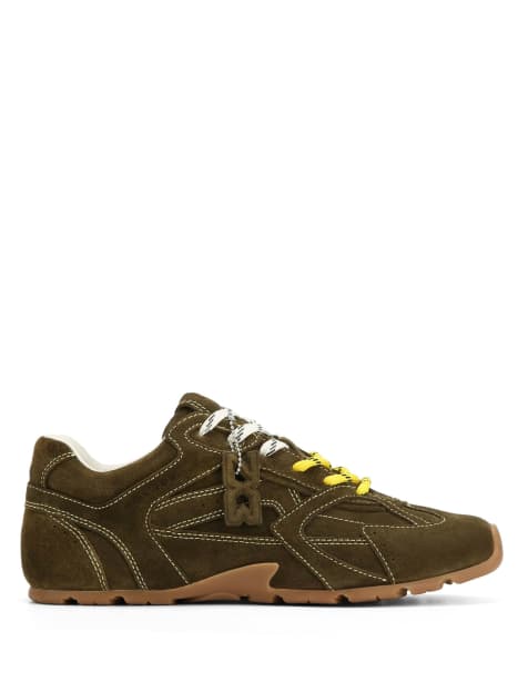 Nokwol Atlas trainers in khaki - view 1
