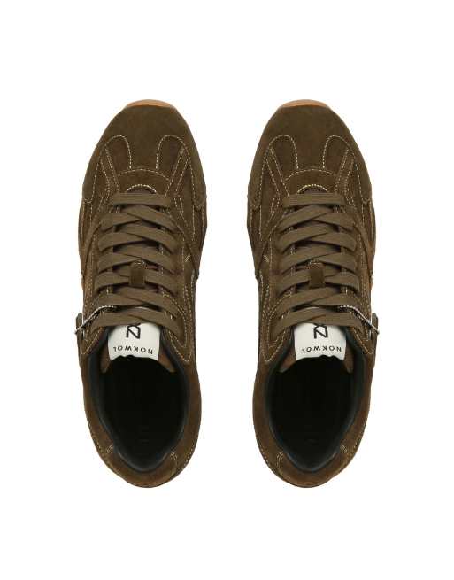 Nokwol Atlas trainers in khaki, 6 of 7