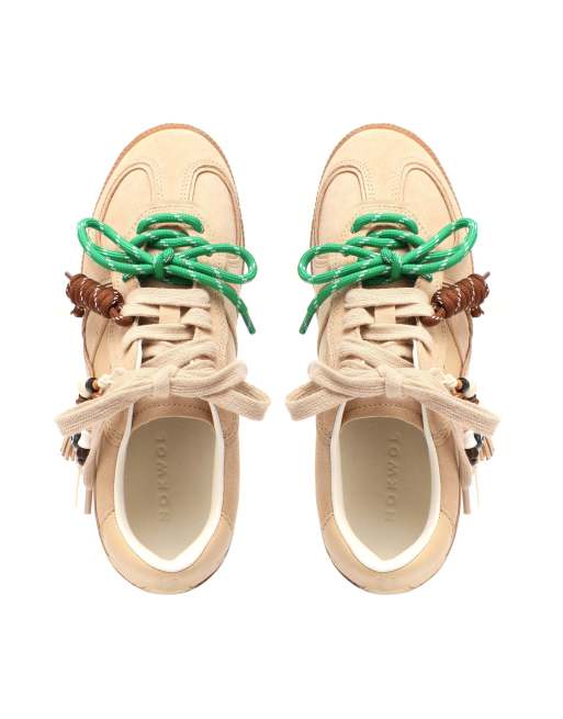 Nokwol August trainers in beige, 6 of 7