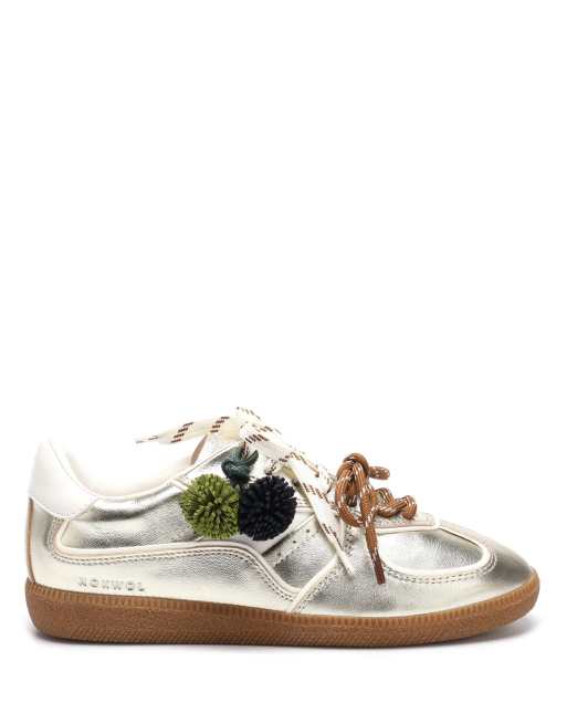 Nokwol August trainers in gold, 2 of 7