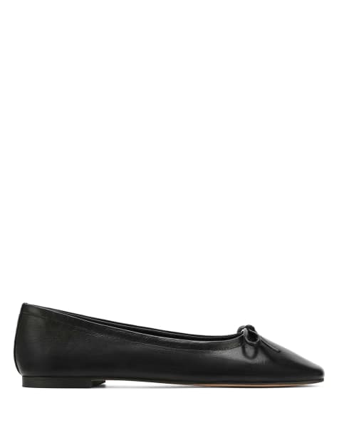 Nokwol Avery flats in black - view 1