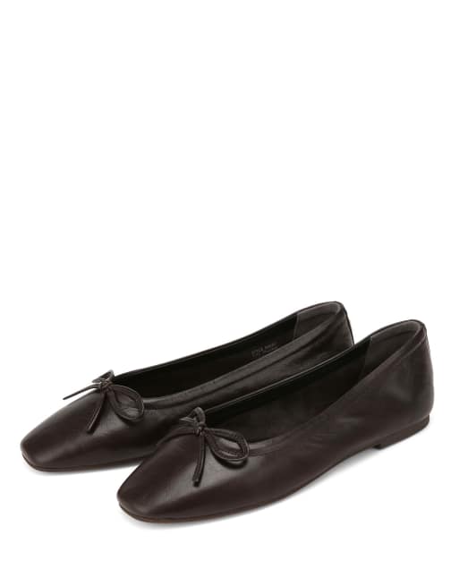 Nokwol Avery flats in dark brown, 2 of 7