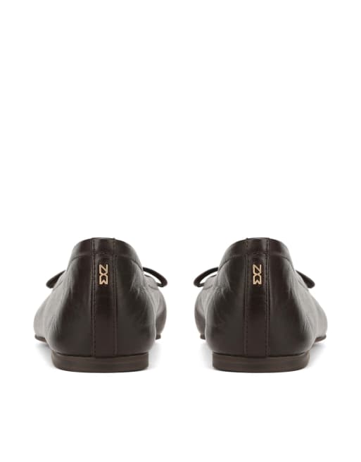 Nokwol Avery flats in dark brown, 3 of 7