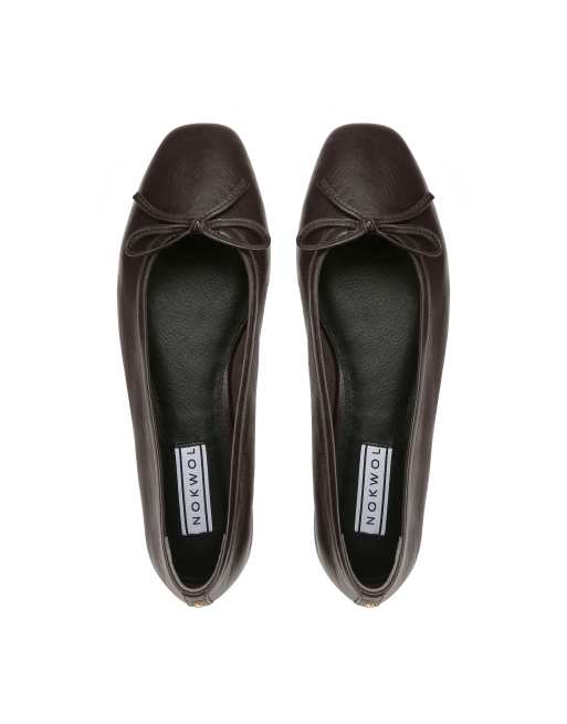 Nokwol Avery flats in dark brown, 4 of 7
