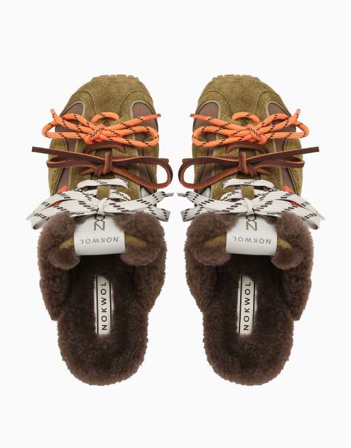 Nokwol Beat mules in army green, 3 of 3