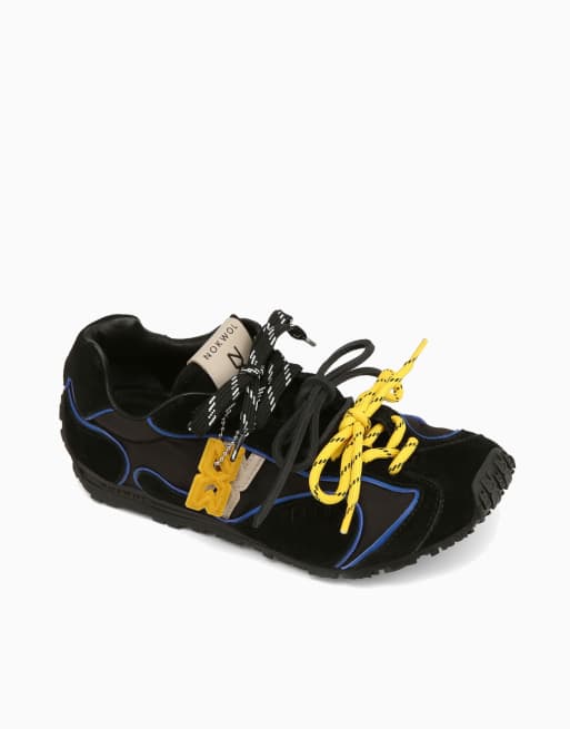 Nokwol Beat sneakers in black/blue, 4 of 7