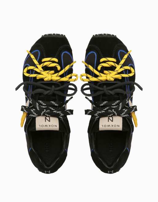 Nokwol Beat sneakers in black/blue, 6 of 7