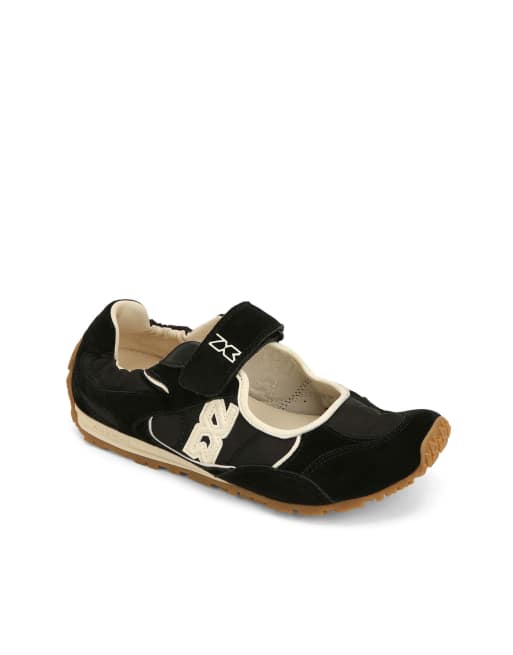 Nokwol Breeze mary jane trainers in black, 5 of 6