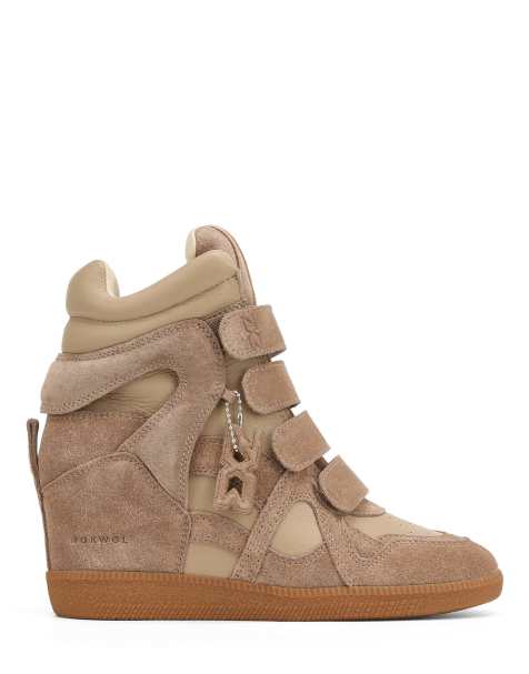 Nokwol Eden wedge trainers in marmo - view 1