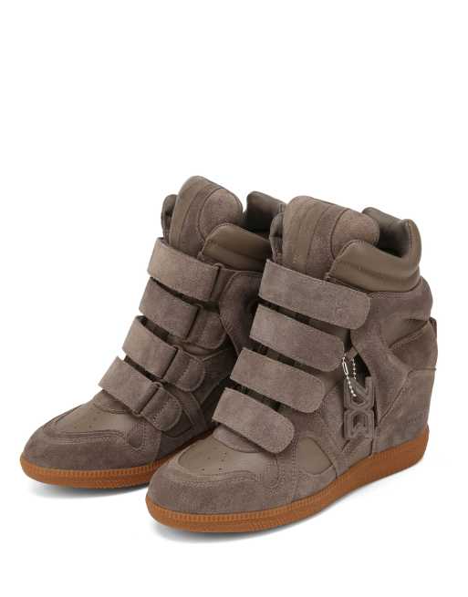 Nokwol Eden wedge trainers in smog, 2 of 4
