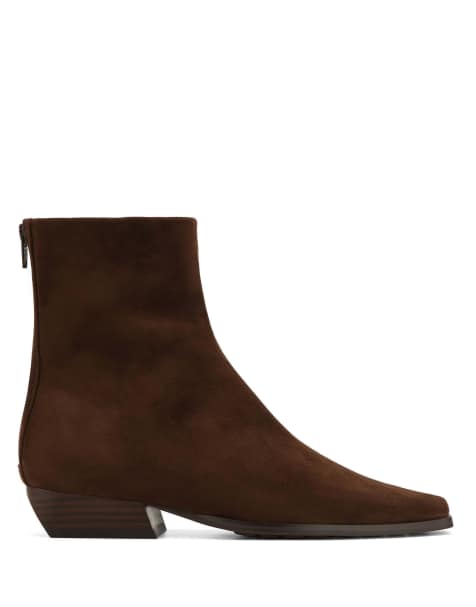 Nokwol El ankle boots in chocolate - view 1