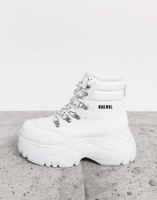 White 2025 boot sneakers