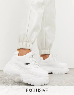 asos white platform sneakers