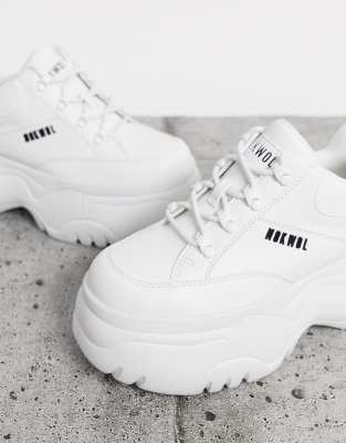 white platform sneakers asos