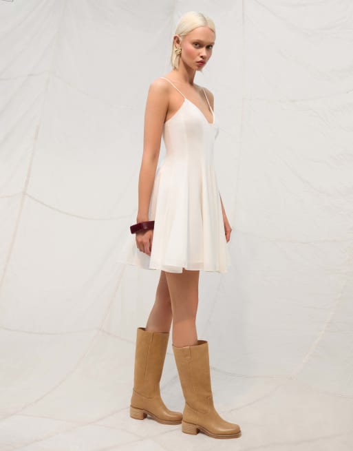 Nokwol Fear western knee boots in banana, 2 of 5