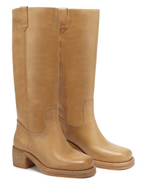 Nokwol Fear western knee boots in banana, 3 of 5