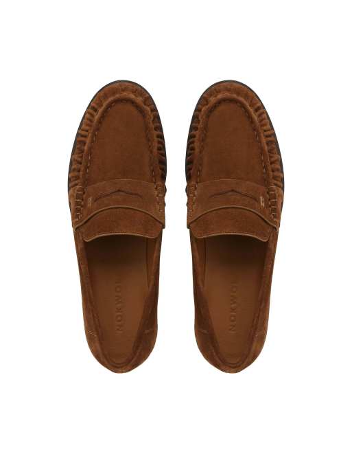 Nokwol Haven loafers in dark chestnut, 3 of 6