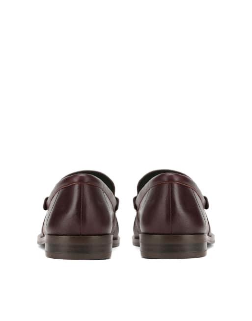 Nokwol Haven penny loafers in burgundy, 3 of 4