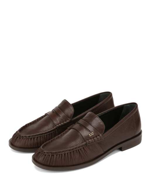Nokwol Haven penny loafers in pine cone, 2 of 4