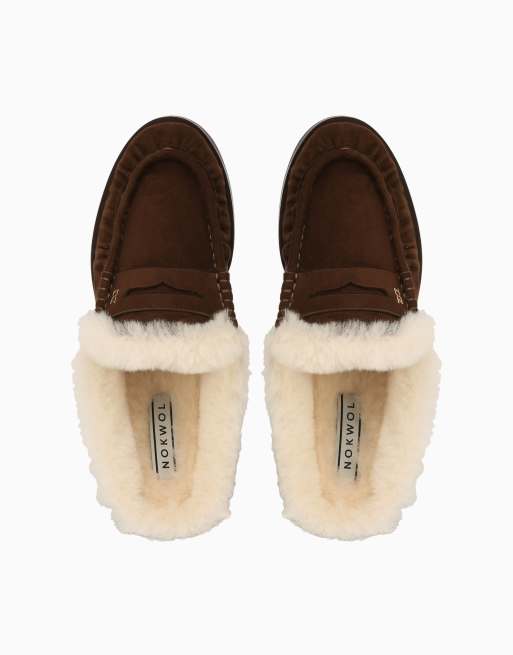 Nokwol Haze mules in brown, 3 of 3
