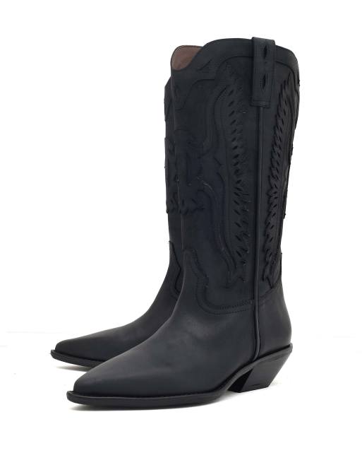 Nokwol Highland western boots in black, 2 of 2
