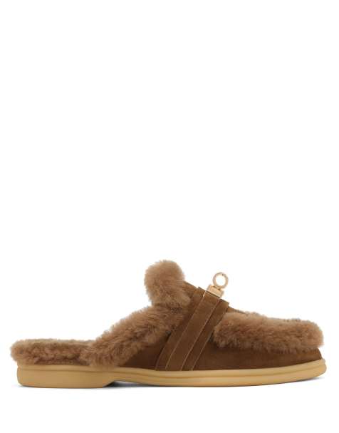 Nokwol Jen mules in walnut - view 1