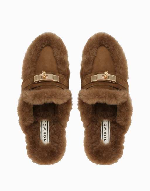 Nokwol Jen mules in walnut, 3 of 4