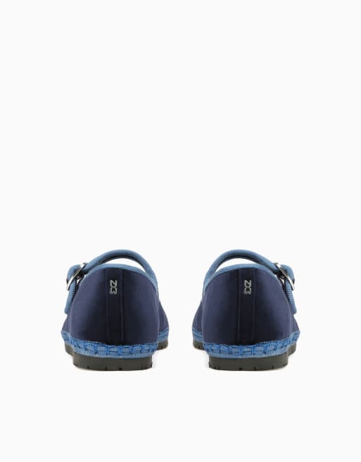 Nokwol Mel flats in navy, 2 of 4