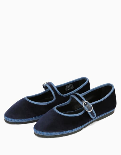 Nokwol Mel flats in navy, 4 of 4