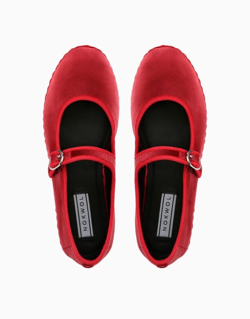 Nokwol Mel flats in red, 3 of 3