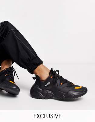cheap black chunky trainers
